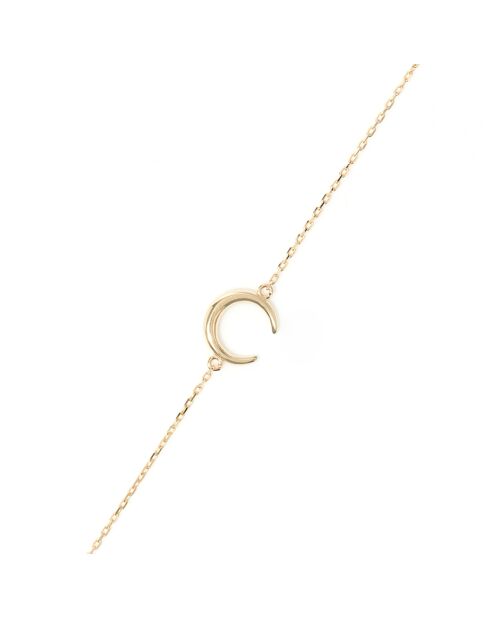 Bracelet Demi Lune or jaune