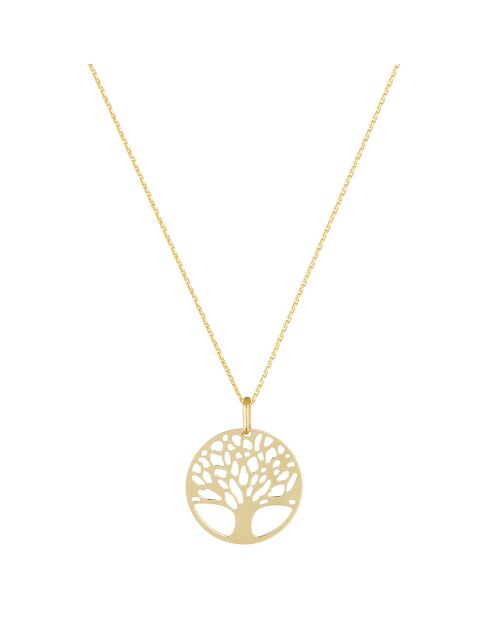 Pendentif Arbre magique or jaune