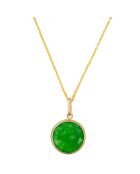 Pendentif Beyla Jade or jaune