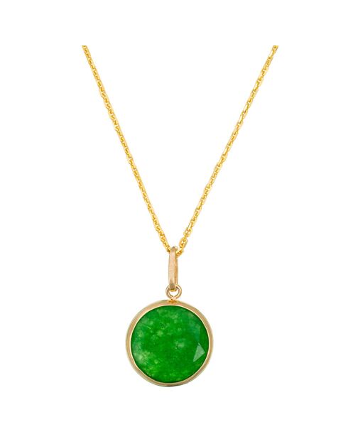 Pendentif Beyla Jade or jaune