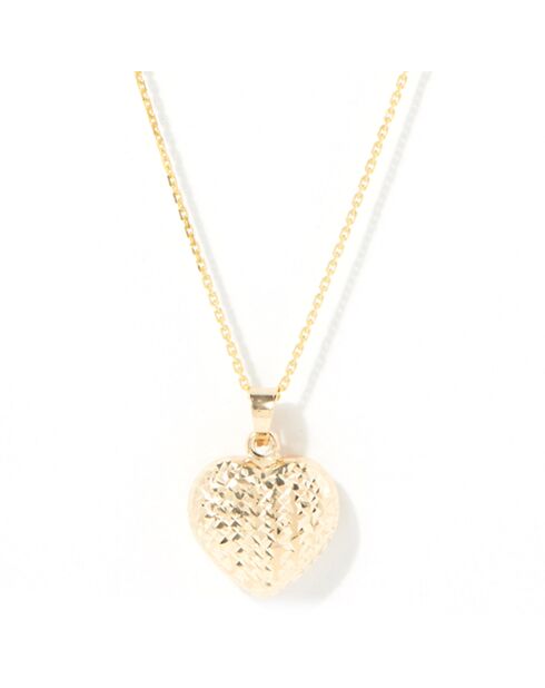 Pendentif Coeur or jaune