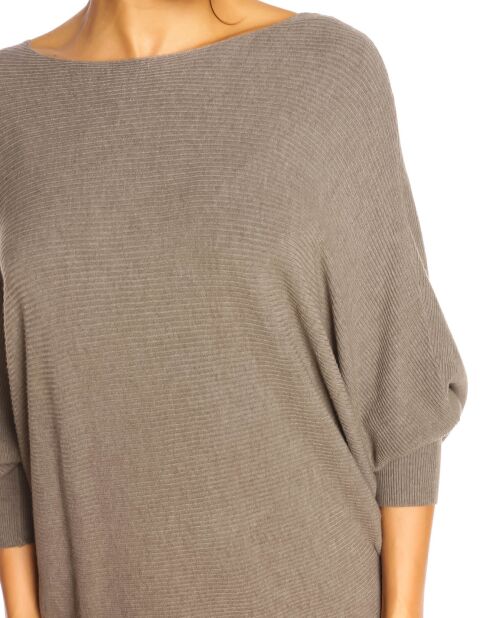 Pull Palmeras taupe