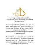 Bague Filante Saphirs 0.03 ct or jaune