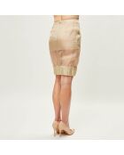 Jupe Esprit d'Atelier 100% Soie beige