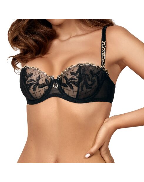 Soutien-Gorge balconnet soft Michelle noir