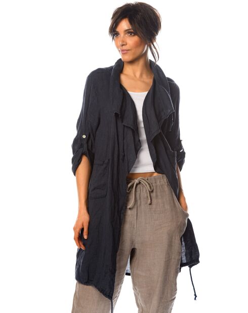 Veste 100% Lin Anemone marine