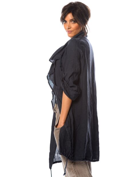 Veste 100% Lin Anemone marine