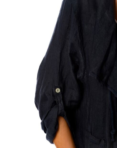 Veste 100% Lin Anemone marine