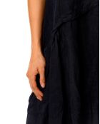 Robe 100% Lin Garance marine