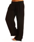 Pantalon 100% Lin Leo noir