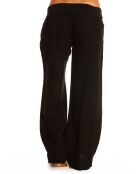 Pantalon 100% Lin Leo noir