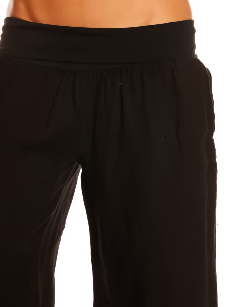 Pantalon 100% Lin Leo noir