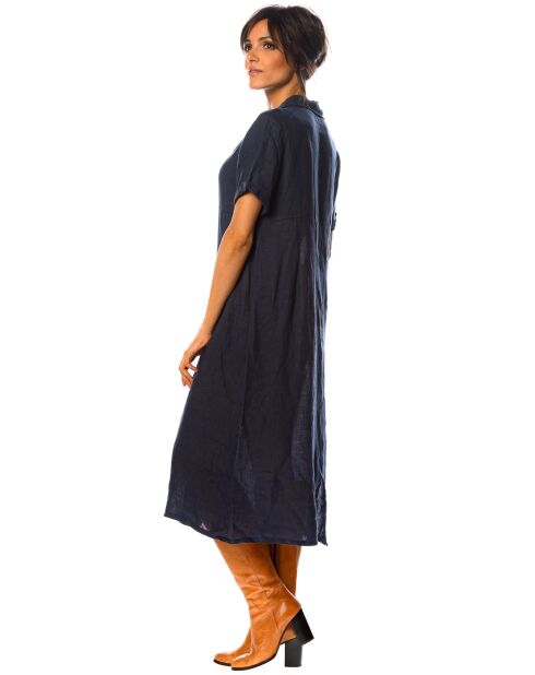 Robe 100% Lin Rose marine