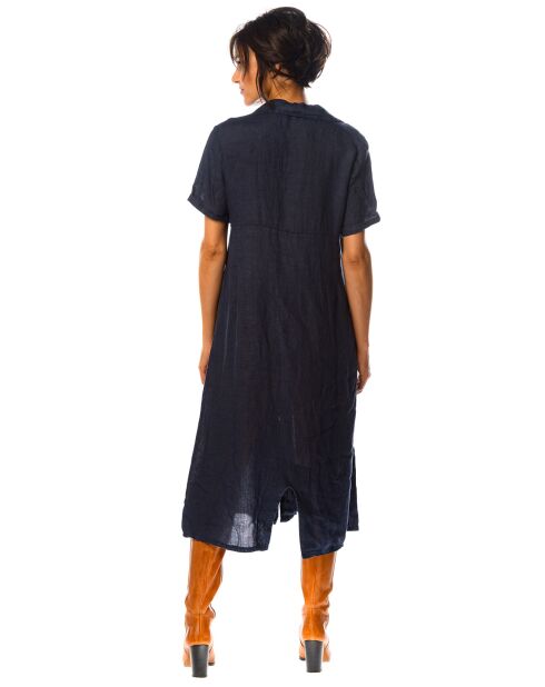 Robe 100% Lin Rose marine