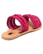 Mules Cassandra rose fuchsia