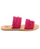 Mules Cassandra rose fuchsia