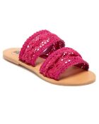 Mules Cassandra rose fuchsia