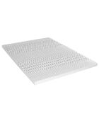 Surmatelas Mousse à cellules ouverte avec 7 Zones de Confort blanc - 180x200 cm
