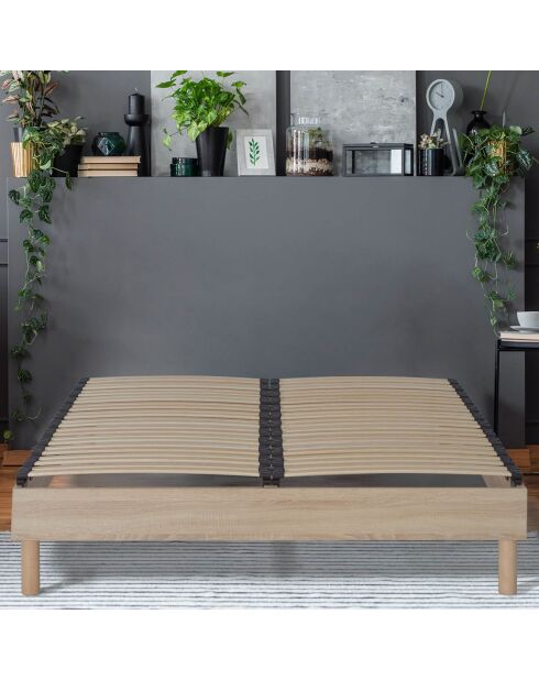 Kit somier de madera - 160x200 cm