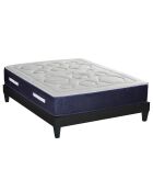 Ensemble Matelas Ressorts Dolce Vita  + Sommier Kit blanc/bleu/gris - 180x200 cm