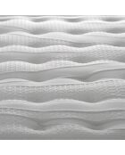 Altesse Matratzenset aus Memory Foam und Boxspring-Set, 180 x 200 cm, Weiß/Grau