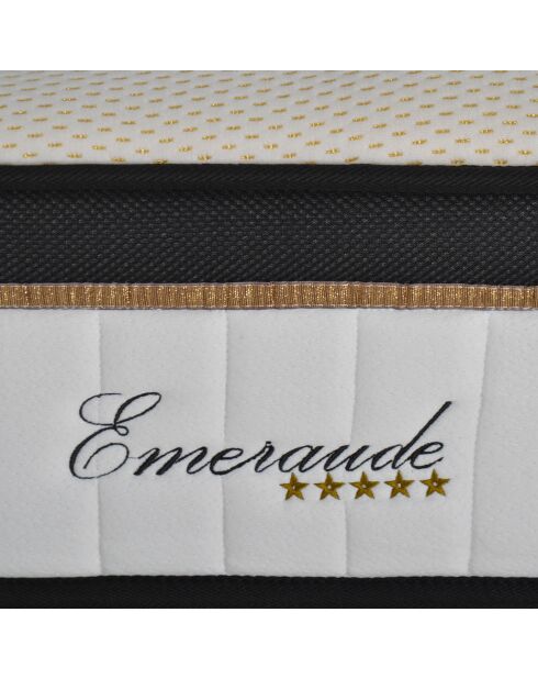 Emerald Memory Foam Matratzenset + Boxspring-Set weiß/blau/grau - 180x200 cm