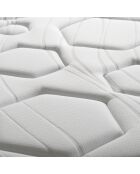 Ensemble Matelas Ressorts Dolce Vita  + Sommier Kit blanc/bleu/gris - 90x200 cm