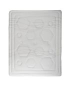 Ensemble Matelas Ressorts Dolce Vita  + Sommier Kit blanc/bleu/gris - 90x200 cm