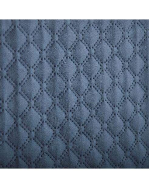 Matelas Dolce Vita Ressorts Ensachés + Mémoire de Forme blanc/bleu - 90x190 cm
