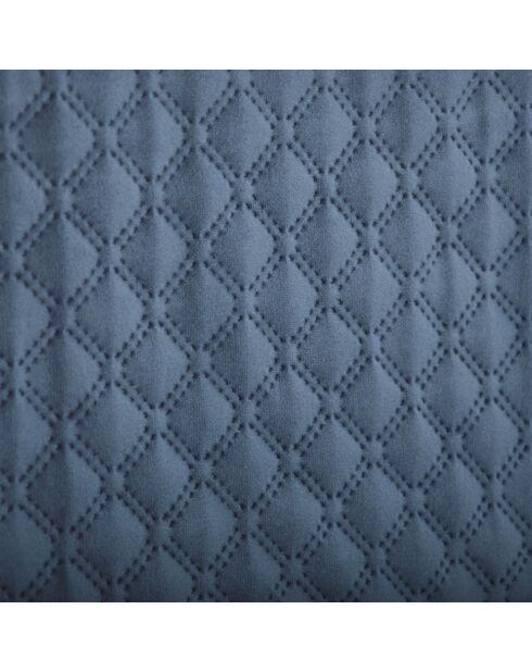 Matelas Dolce Vita Ressorts Ensachés + Mémoire de Forme blanc/bleu - 160x200 cm