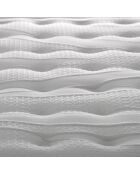 Matelas Altesse Mémoire de Forme + Mousse HD blanc/gris - 140x200 cm