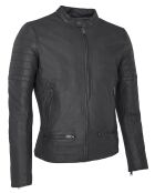 Veste en Cuir Charles noire