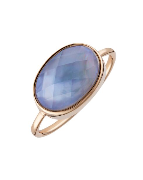 Bague Lisa Nacre en laiton doré