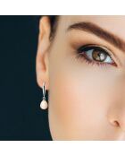 Boucles d'oreilles Argent Perles d'Eau Douce roses