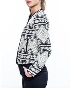 Blouson en Coton mélangé Blues noir