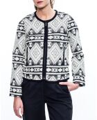Blouson en Coton mélangé Blues noir