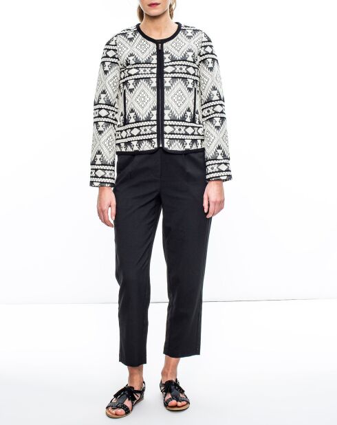 Blouson en Coton mélangé Blues noir