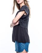T-Shirt Toledo bi-matière noir