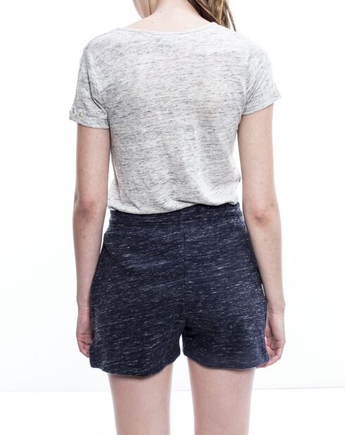 Short 100% Coton Impala marine
