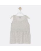 Top Toy sans manches gris clair