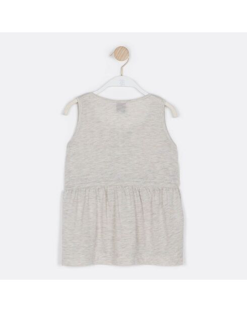 Top toy grigio chiaro senza maniche