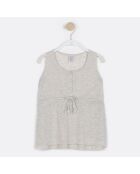 Top Toy sans manches gris clair