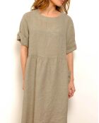 Robe 100% Lin Billie taupe
