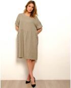 Robe 100% Lin Billie taupe