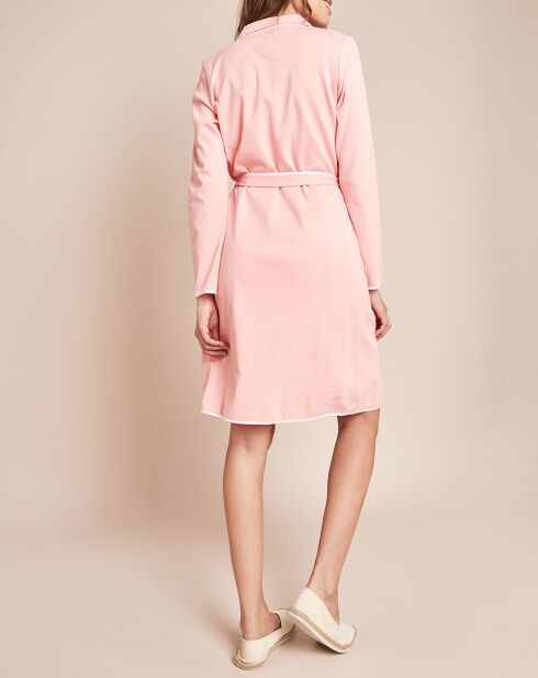Peignoir en Coton Essentiel rose