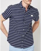 Chemise Regular Fit rayée bleu/blanc