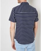 Chemise Regular Fit rayée bleu/blanc