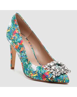 Escarpins Vitanza En Cuir Marron - Taille 39 EU, Talons 2-7cm, Très Bon état Occasion