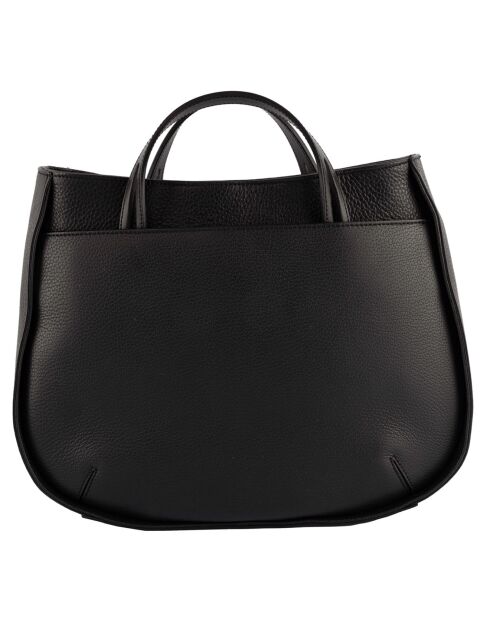 Sac à main en Cuir Fidèle noir - 26x34x13 cm