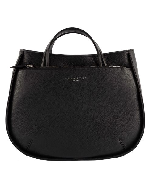 Sac à main en Cuir Fidèle noir - 26x34x13 cm